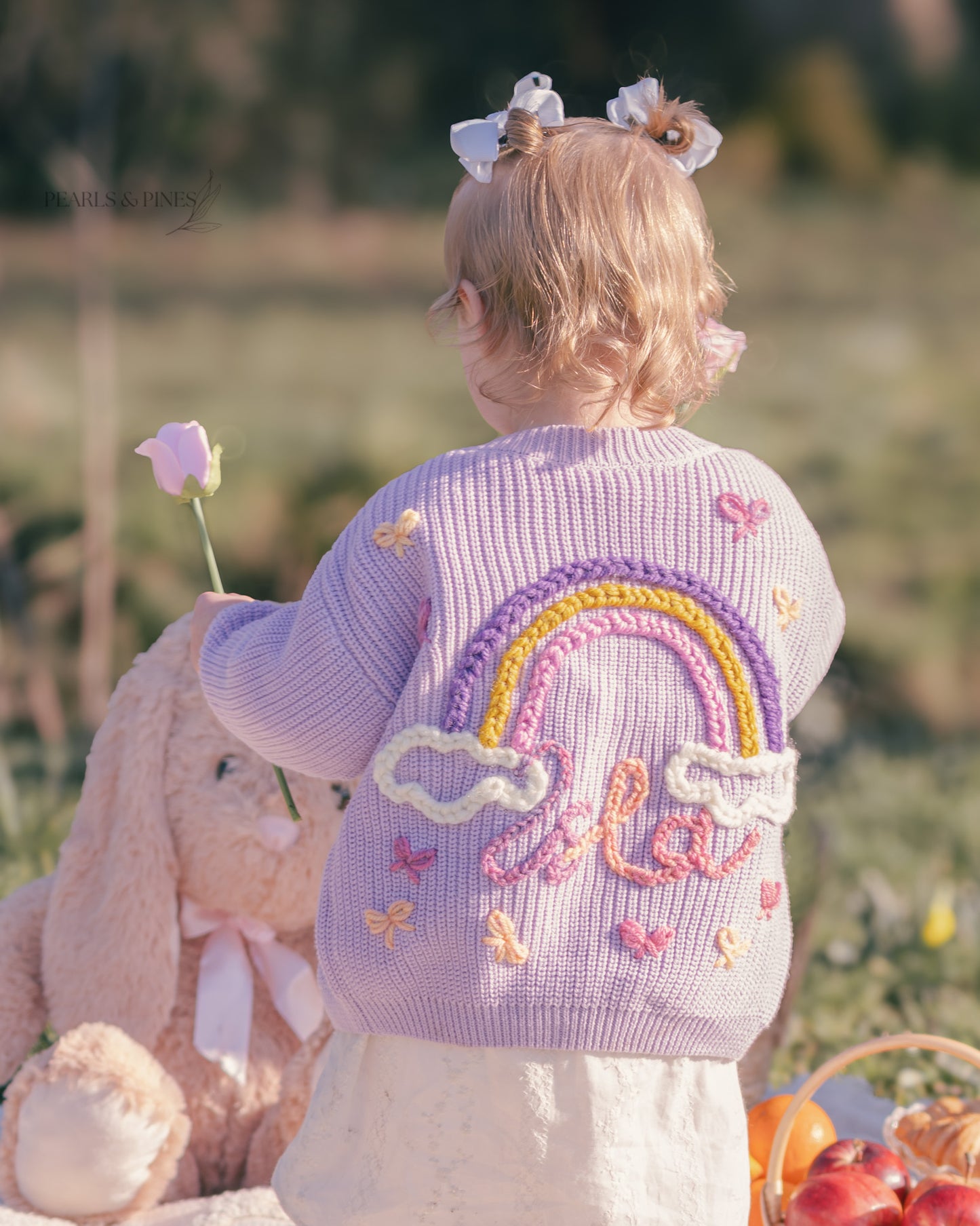 Rainbow name Cardigan
