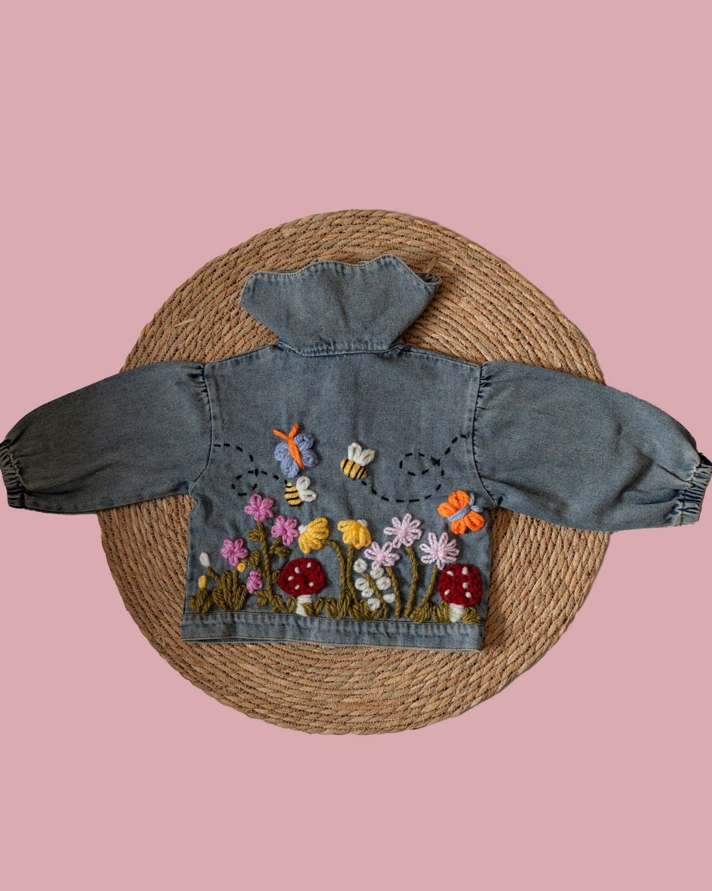 Wild Flower Denim Jacket