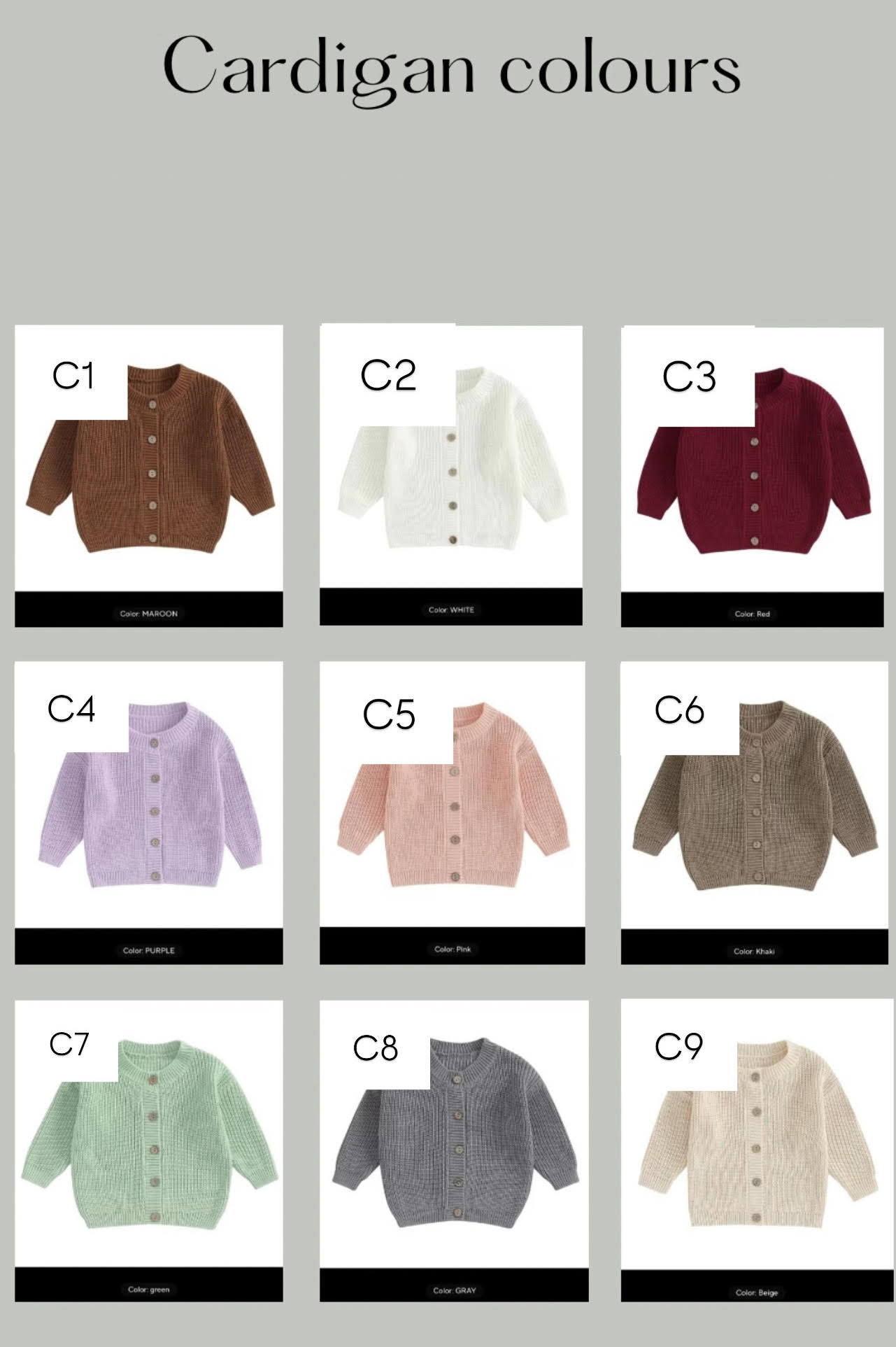 Customise Me Cardigan