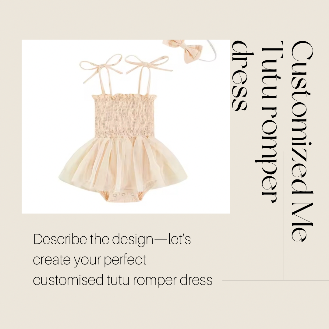 Customise Me tutu romper dress