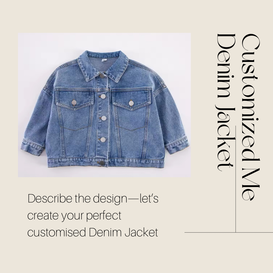 Customise Me Unisex Denim Jacket
