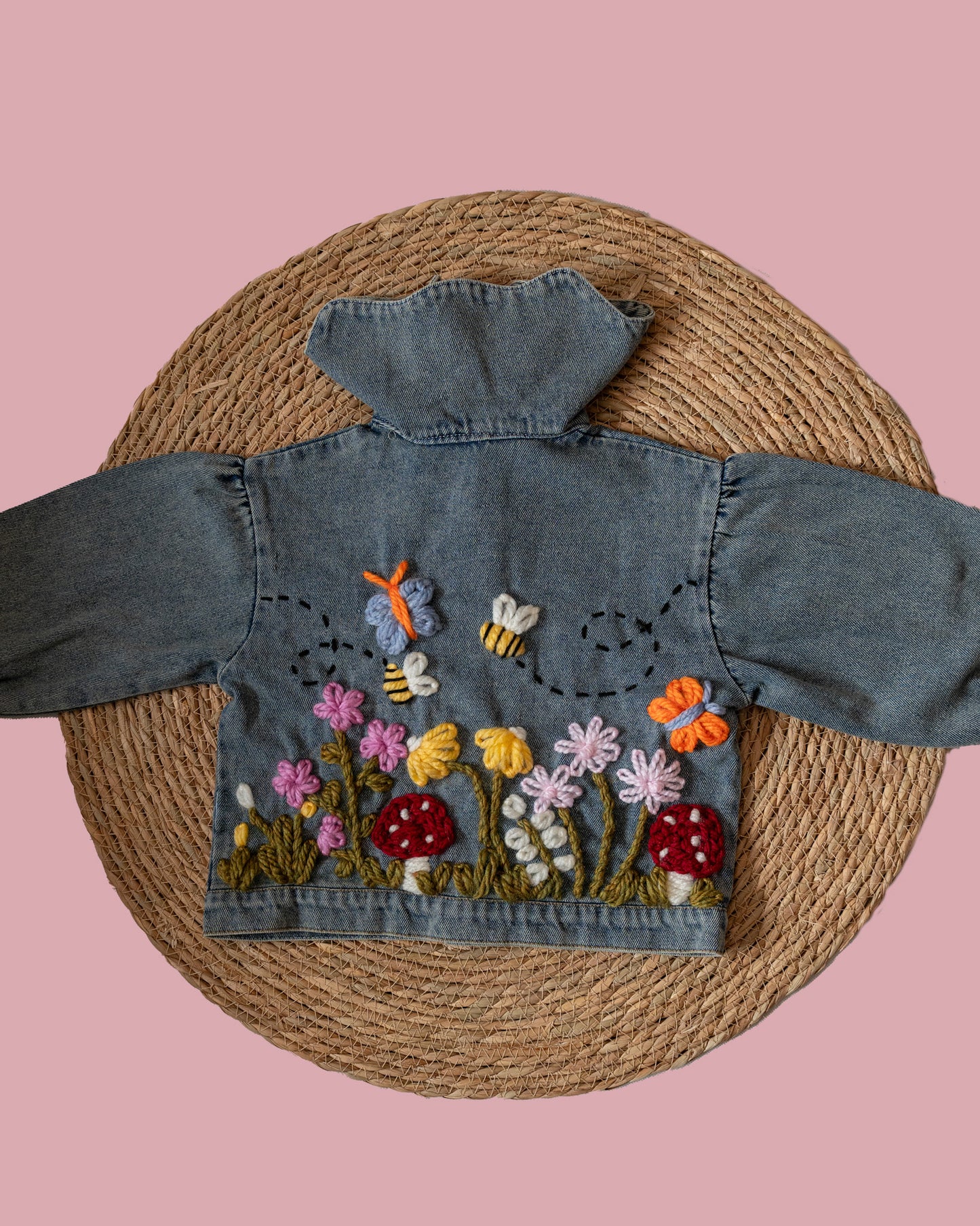 Wild Flower Denim Jacket